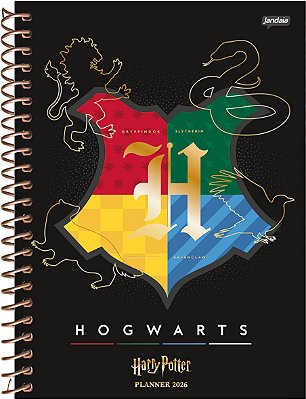 Agenda Espiral 192 folhas Planner Harry Potter - Jandaia