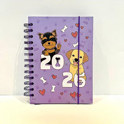 Agenda 2026 Espiral G 336 Folhas Pets Sortidas - Dcarte