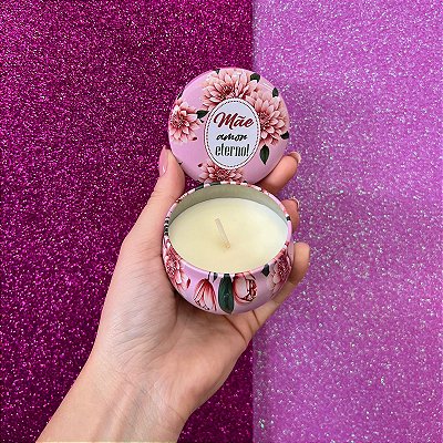 Vela Aromatizada com Lata em Metal - Interponte