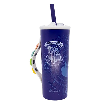Copo 600ml Charms Hogwarts Casas - Zona
