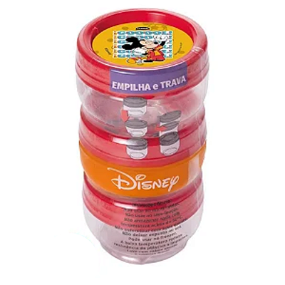 Kit C/3 Organizadores Disney Futebol Am - Plasutil