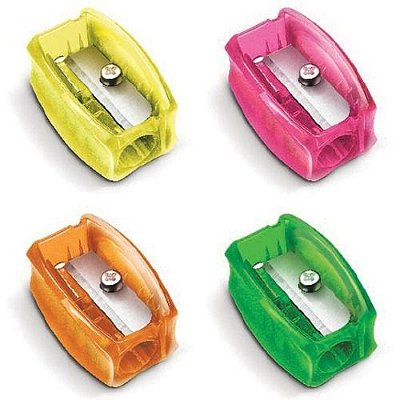 Apontador Simples Neon Sortido - Faber Castell