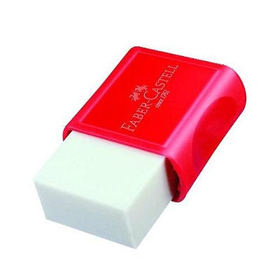 Borracha C/capa Branca Liso Sortido -faber Castell