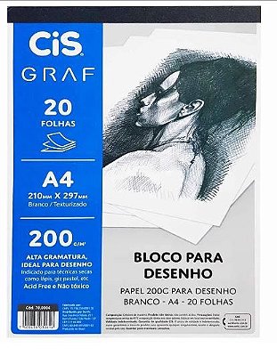 Bloco Para Desenho A4 - Cis