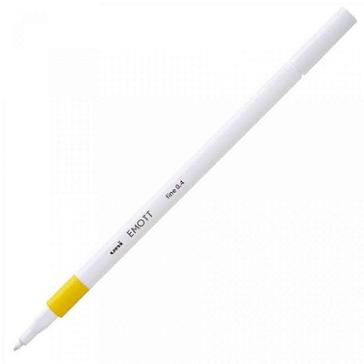 Caneta 0,4 Emott Amarelo - Uni