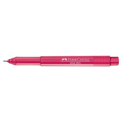 Caneta Fine Pen 0,4 Rosa - Faber Castell