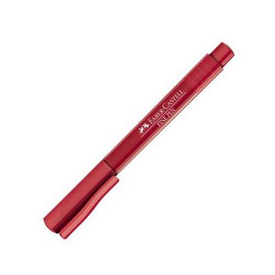 Caneta Fine Pen 0,4 Vinho - Faber Castell
