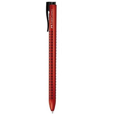 Caneta Esf Grip Retratil Media Vermelha - Faber
