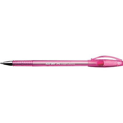 Caneta Esf Boligrafos 061 Ice Rosa - Faber