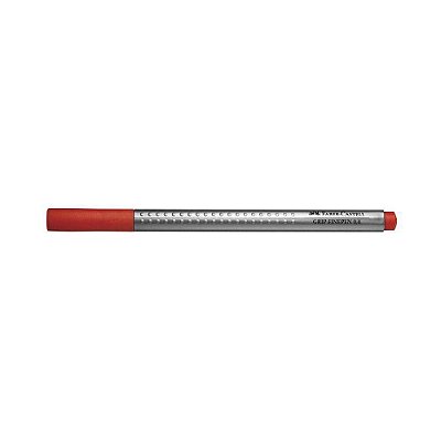 Caneta Grip Ponta Ultra Fina Vermelha - Faber