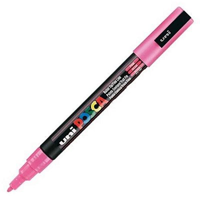 Caneta Bulled Shaped Posca 3m Rosa - Uni