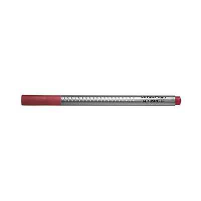 Caneta Grip Ponta Ultra Fina Verm Sangue - Faber