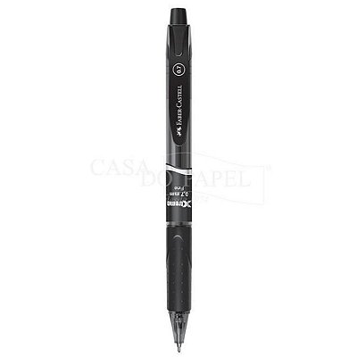 Caneta Xtreme 0,7mm Retratil Fine Preta - Faber