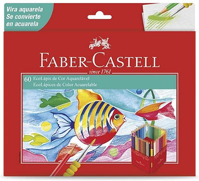 Ecolapis Cor C/60 Aquarelavel - Faber Castell
