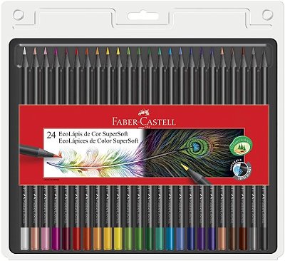 Ecolapis Cor C/24 Cores Supersoft - Faber Castell
