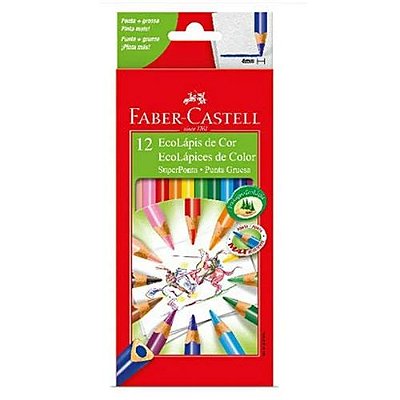 Ecolapis Cor C/12 Super Ponta - Faber Castell