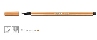 Caneta Point 68/89 1,0mm Marrom Claro - Stabilo