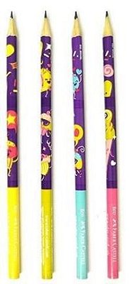 Lapis Preto Grafite Candy Party - Faber Castell