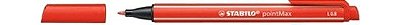 Caneta Pointmax 488/48 0,8mm Vermelho - Stabilo