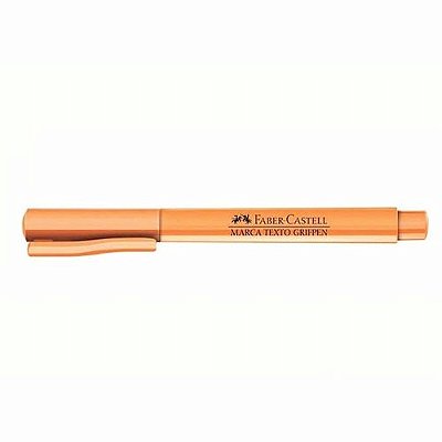 Caneta Marca Texto Grifpen Pastel Laranja - Faber