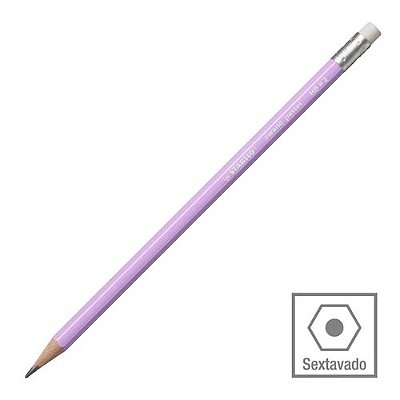 Lapis C/borracha Hb Swano Pastel Lilas - Stabilo