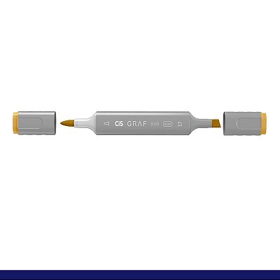 Marcador Graf Duo Brush 032 Deep Yellow - Cis