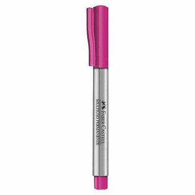 Marcador Permanente Multiuso Rosa - Faber