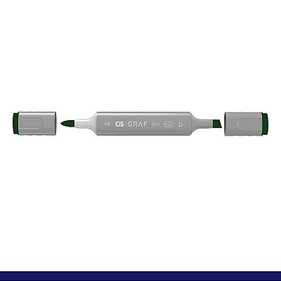Marcador Graf Duo Brush 051 Dark Green - Cis