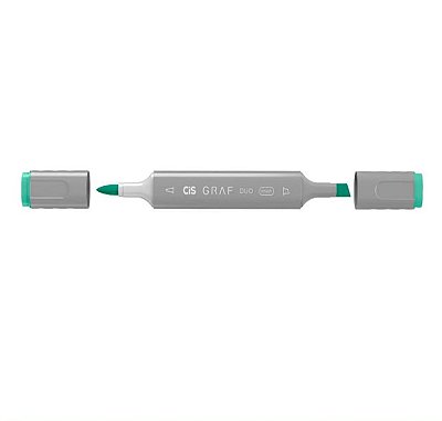 Marcador Graf Duo Brush 068 Turquoise Blue - Cis