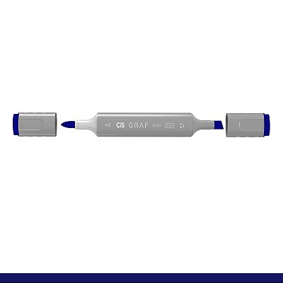 Marcador Graf Duo Brush 074 Brilliant Blue - Cis