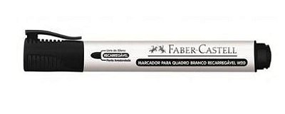 Marcador Quadro Bco Recar Preto - Faber Castell