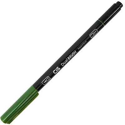 Marcador Dual Brush Aquarelavel 08 Verde Oliva-cis