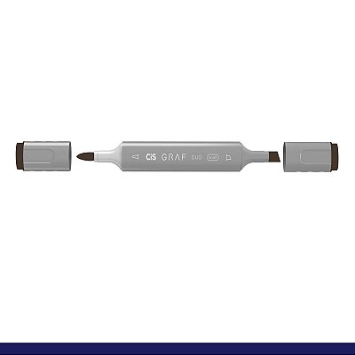 Marcador Graf Duo Brush 092 Chocolate - Cis