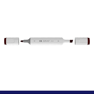 Marcador Graf Duo 001 Wine Red - Cis