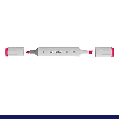 Marcador Graf Duo 011 Carmine - Cis