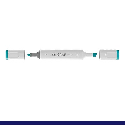 Marcador Graf Duo 063 Cerulean Blue - Cis