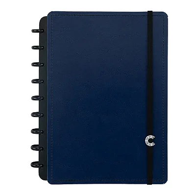Caderno Medio Dark Blue - Caderno Inteligente