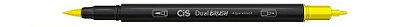 Marcador Dual Brush Aquarelavel 23 Amarelo - Cis