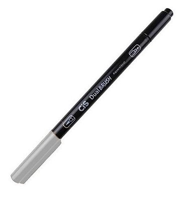 Marcador Dual Brush Aquarelavel 44 Cinza 5c - Cis