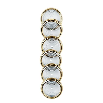 Disco M 23mm Dourado - Caderno Inteligente