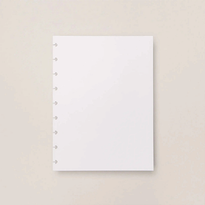 Refil Medio 90g Liso - Caderno Inteligente