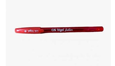 Caneta Esf 1,0mm Trigel Fashion Cereja - Cis