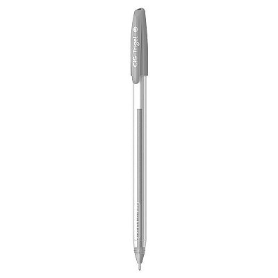 Caneta Esf 1,0mm Trigel Metalica Prata - Cis