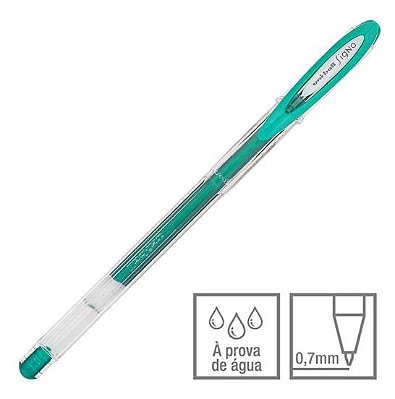 Caneta Gel Signo Noble Metal Verde - Uni