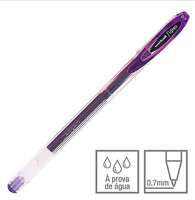 Caneta Gel 0,7mm Signo Neo Violeta - Uni