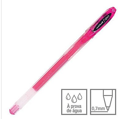 Caneta Gel 0,7mm Signo Neo Pink - Uni