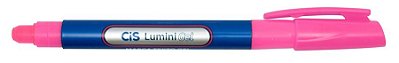 Caneta Marca Texto Lumini Gel Neon Rosa - Cis