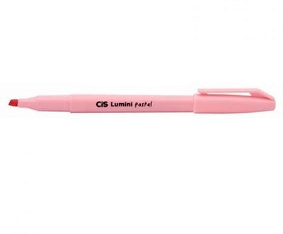 Caneta Marca Texto Lumini Pastel Rosa - Cis