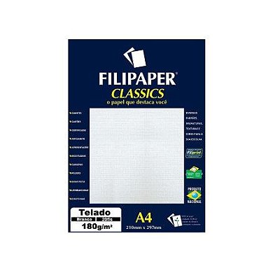 Papel A4 180g 20f Decor Bastonete Rs/br -filipaper