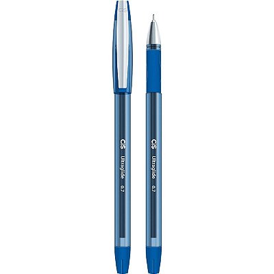 Caneta Esferografica 0,7mm Ultraglide Azul - Cis